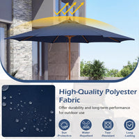 Tangkula 9 FT Patio Umbrella Outdoor Table Market Umbrella