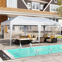 Tangkula 10 x 20 FT Pop Up Canopy Easy Setup Outdoor Tent Shelter