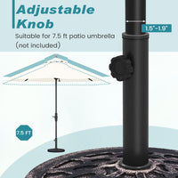 Tangkula 30 lbs Heavy Duty Umbrella Base