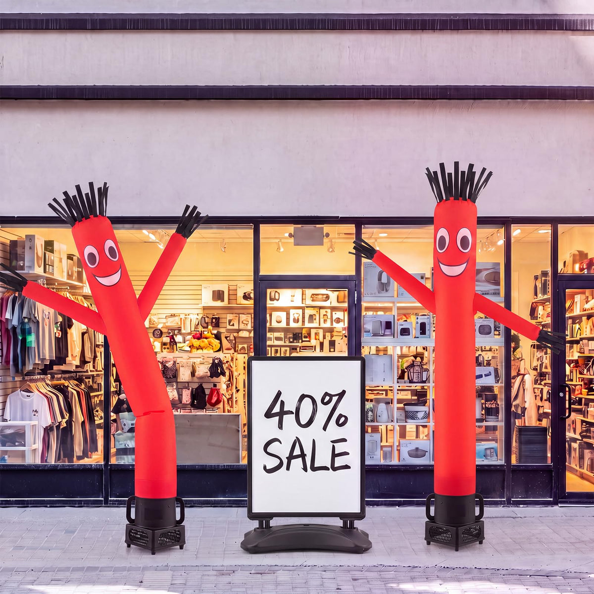 Tangkula 7 FT Inflatable Puppet Tube Man with Blower