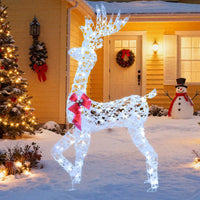 Tangkula 5 FT Lighted Christmas Reindeer