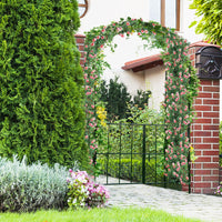 Tangkula 7.5Ft Garden Arbor with Gate