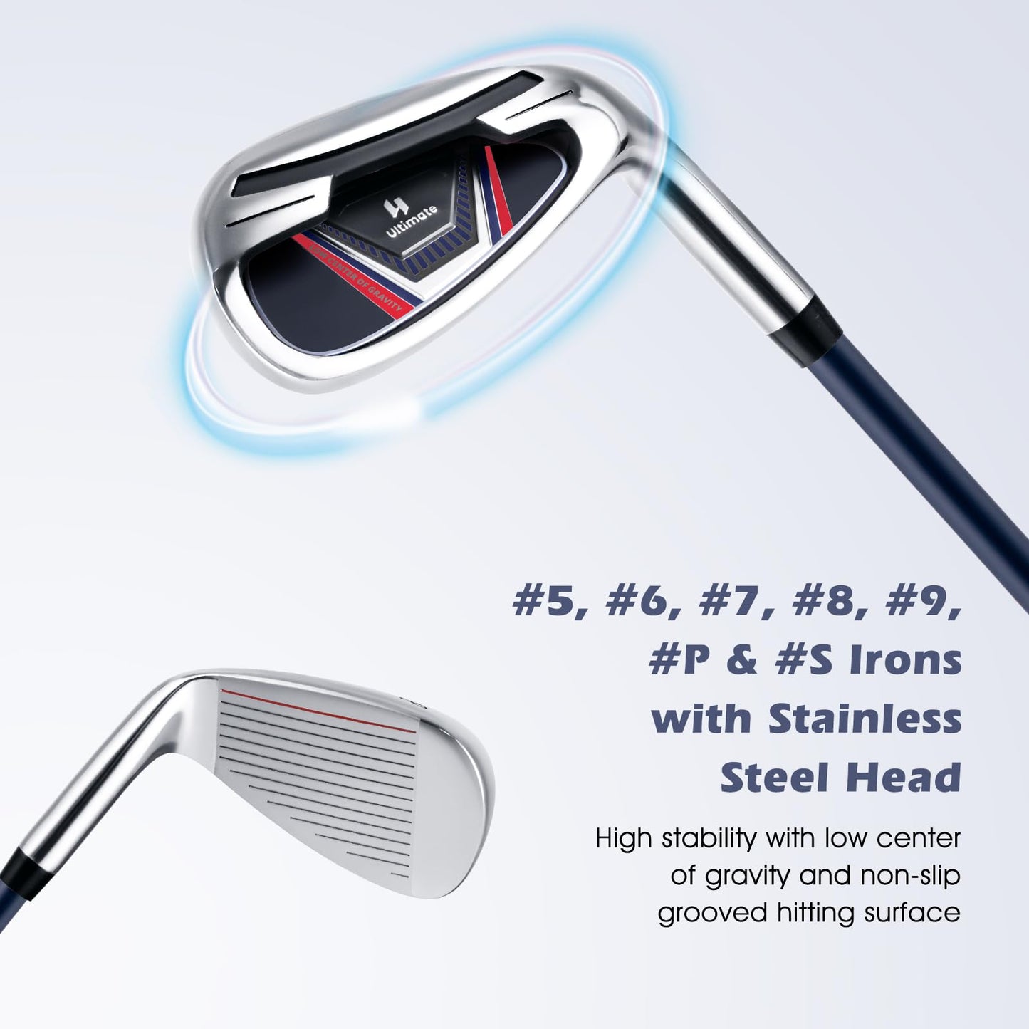 Tangkula 12 Pieces Men’s Complete Golf Club Set Right Hand