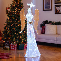 Tangkula 5.5 FT Christmas Lighted Angel