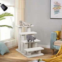 Tangkula Pet Stairs for Cats and Dogs for High Beds