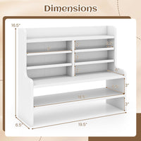 Tangkula Double 6-Tier Desktop File Organizer