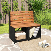 Tangkula 2-in-1 Outdoor Convertible Bench