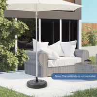Tangkula Fillable Umbrella Base Stand Water & Sand Filled 102 lbs Heavy Duty Patio Umbrella