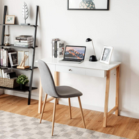 Bureau d'ordinateur Tangkula avec tiroirs de rangement