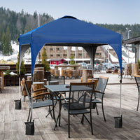 Tangkula 6.6 x 6.6 FT Outdoor Pop up Canopy Tent for Camping