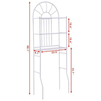 Tangkula 3 Tier Toilet Shelf Bathroom Space