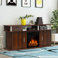 Fireplace TV Stand, Living Room Media Console Table