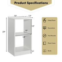 Tangkula 2 Cube Bookcase Set of 2