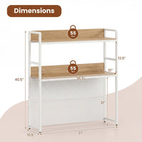 Tangkula Desktop Bookshelf for Dorm Home Office