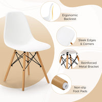 Tangkula 5-Piece Dining Table Set for 4, Kitchen Table Set with Seat & Solid Wood Legs
