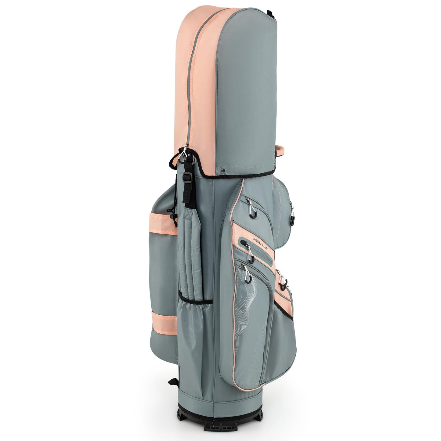 Tangkula Golf Cart Bag 14 Way Molded Lock Top Club Bag with Full-Length Dividers