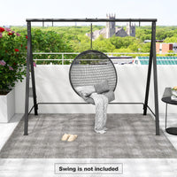 Tangkula Metal Swing Frame Porch Swing Stand