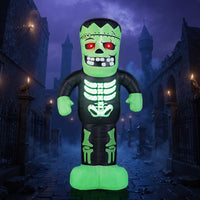 Décoration Gonflable d'Halloween Frankenstein de 2,5 m de Haut Tangkula