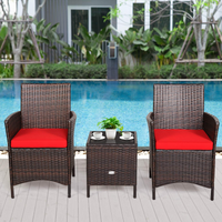 Tangkula 3-Piece Patio Conversation Set