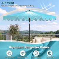Tangkula 10 FT Patio Umbrella with Base Included