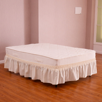 Tangkula Bed Wrap Ruffled Bed Skirt