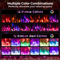 Tangkula 60" Wi-Fi Enabled Electric Fireplace