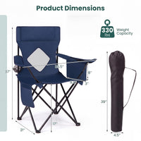 Tangkula Outdoor Camping Chair No Assembly & Quick Folding(1/2）