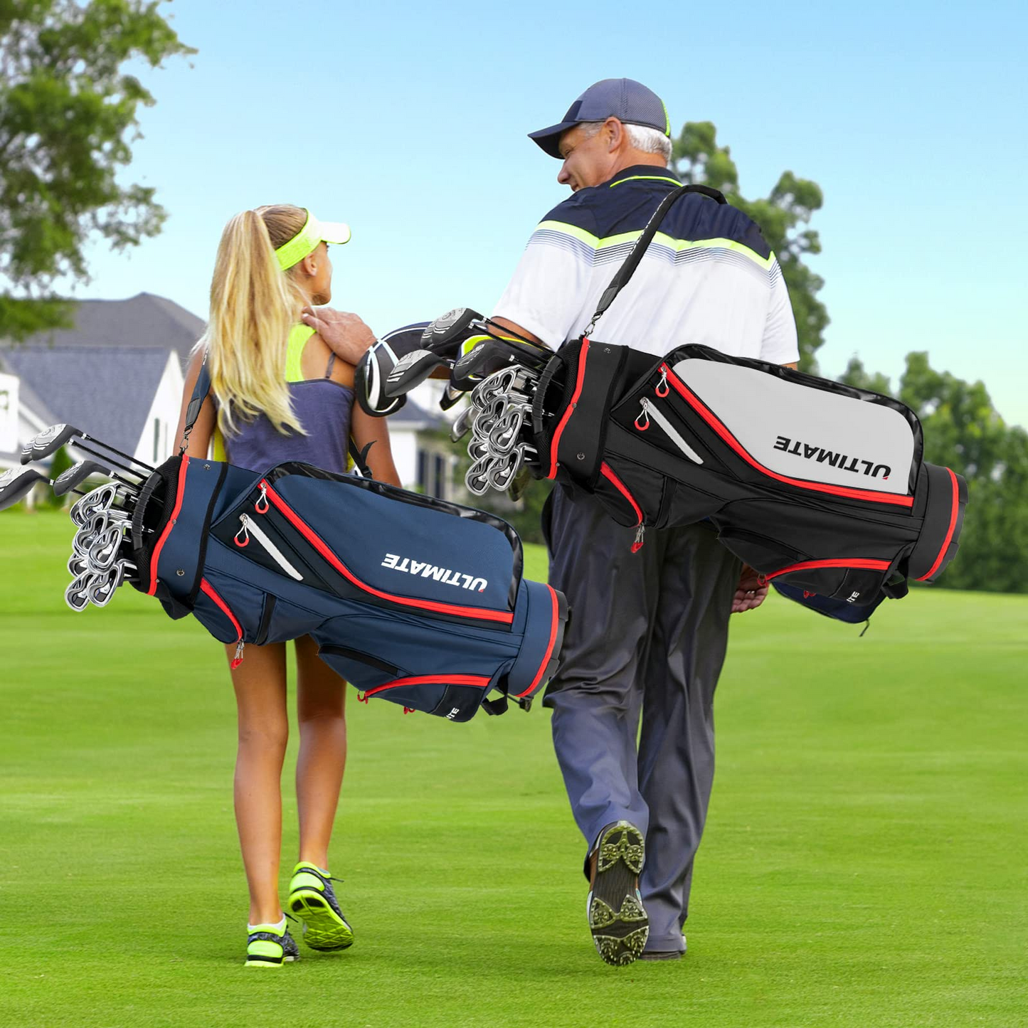 9.5" Golf Cart Bag - Tangkula