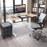 Bureau réglable en hauteur électrique Tangkula 55 x 28 pouces