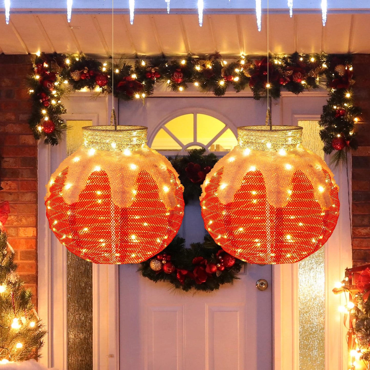 Tangkula Christmas Lighted Lantern