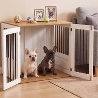 Tangkula 31.5” Dog Crate Furniture for Small Medium Dogs