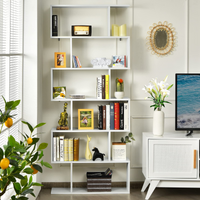 6-Tier Wooden Bookcase - Tangkula