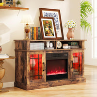 Tangkula Fireplace TV Stand for 40 Inch TV