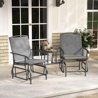 Tangkula Patio 2 Person Swing Glider Chair