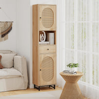 Tangkula 67" Tall Bathroom Storage Cabinet for Living Room