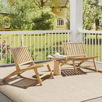 Tangkula Teak Wood Outdoor Accent Chairs（1/2/4）