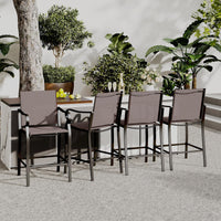 Tangkula Outdoor Counter Height Bar Stools Set of 2/4