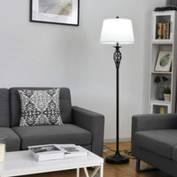 Tangkula Lamp Set 3-Piece Modern Home Living Room Bedroom Chrome Finish Lamps
