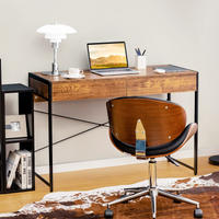 Tangkula Computer Desk with 2 Drawers