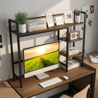 Tangkula 4-Tier Desktop Bookshelf for Home Office
