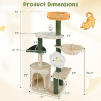 Tangkula Flower Cat Tree