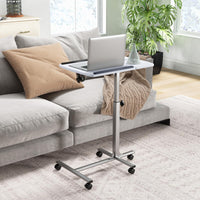 Tangkula Mobile Overbed Table Couch Table