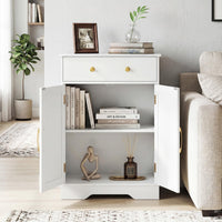 Tangkula Bathroom Floor Cabinet for Living Room