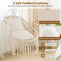 Tangkula Hanging Hammock Chair