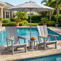 Tangkula Adirondack Chairs with Cup Holder for Garden