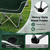 Tangkula 2 Person Camping Chair for Beach