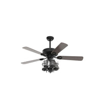 Tangkula 50 Inch Ceiling Fan Light with 5 Explosion proof Glass Lampshades