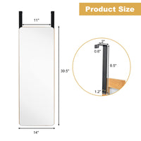 Miroir de porte Tangkula