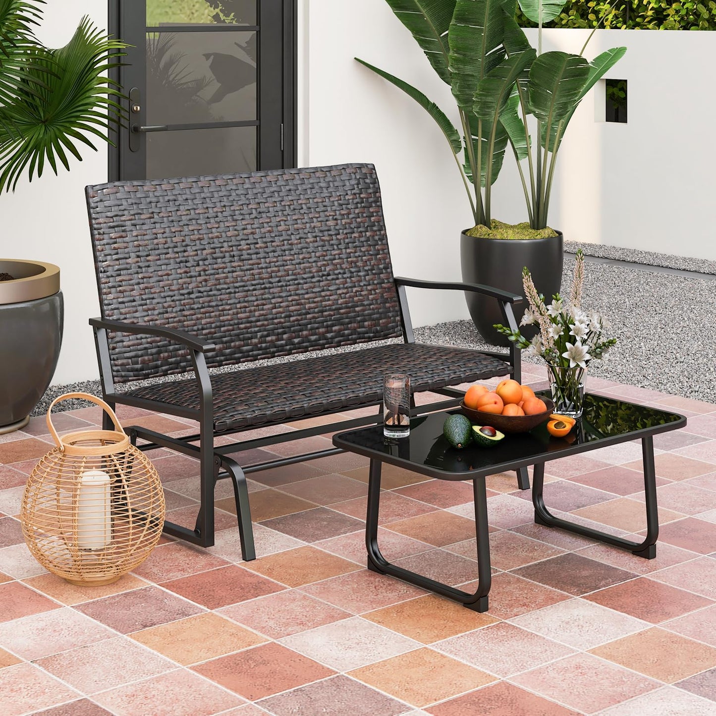 Banc balançoire de jardin Tangkula