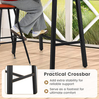 Tangkula 36" Patio Counter Height Bar Table